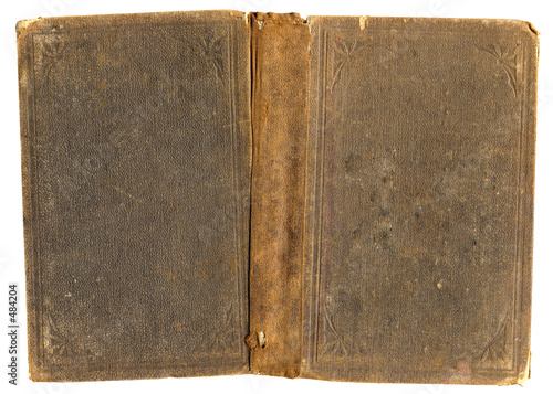antique book: grunge brown full cover