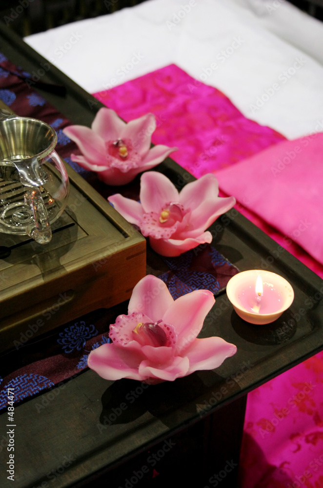 beautiful pink spa