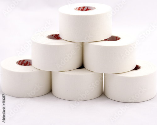 white athletic tape