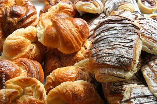 delicious pastry tray photo