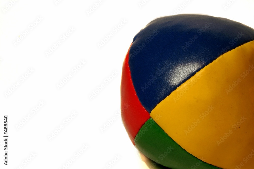 multicolored juggling ball