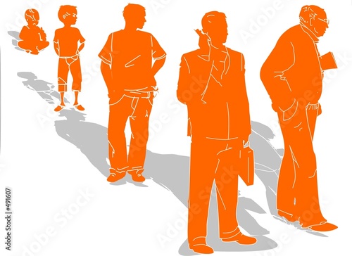 a man's life evolution