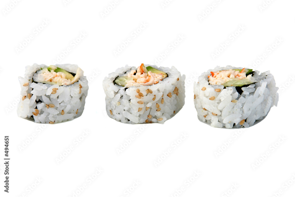 sushi isolated white sushi isolated white