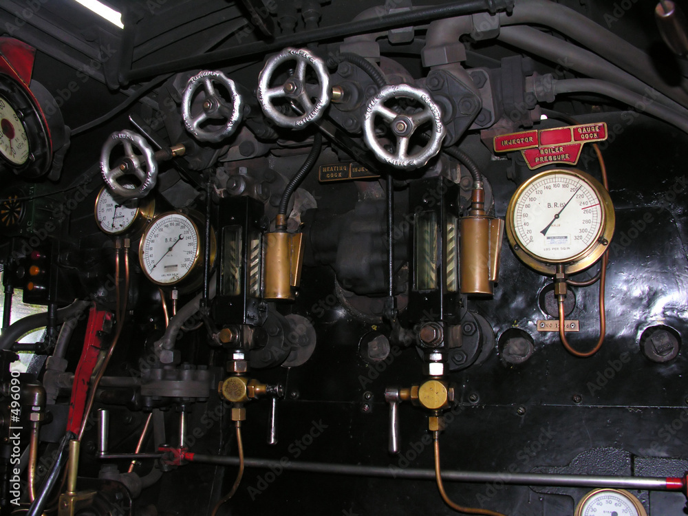 Naklejka premium engine room