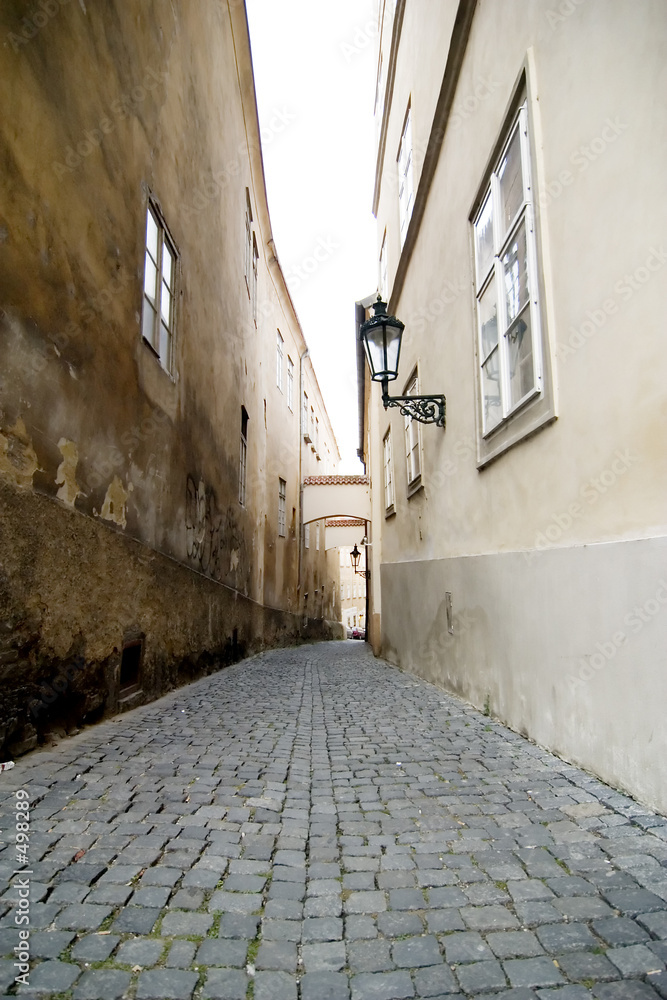 Obraz premium small street - prague