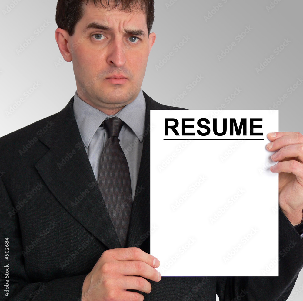 businessman side presentation (resume) businessman side presentation (resume)