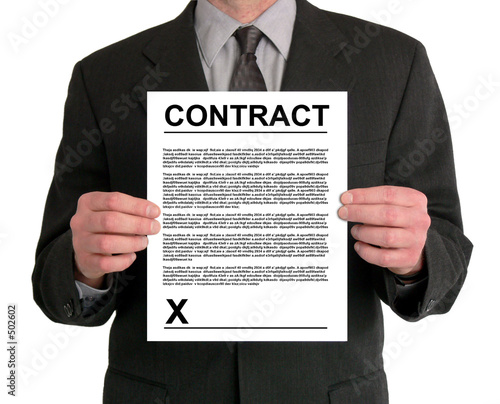 businessman presentation (contract)