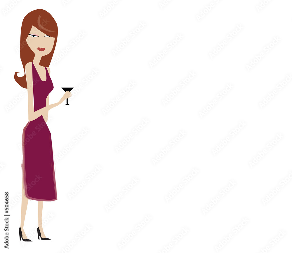 Lady with a drink Lady with a drink