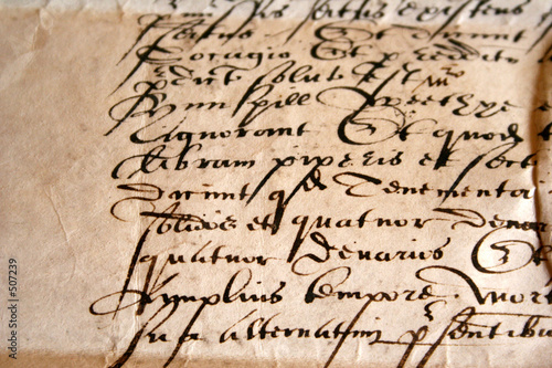 documento  antiguo