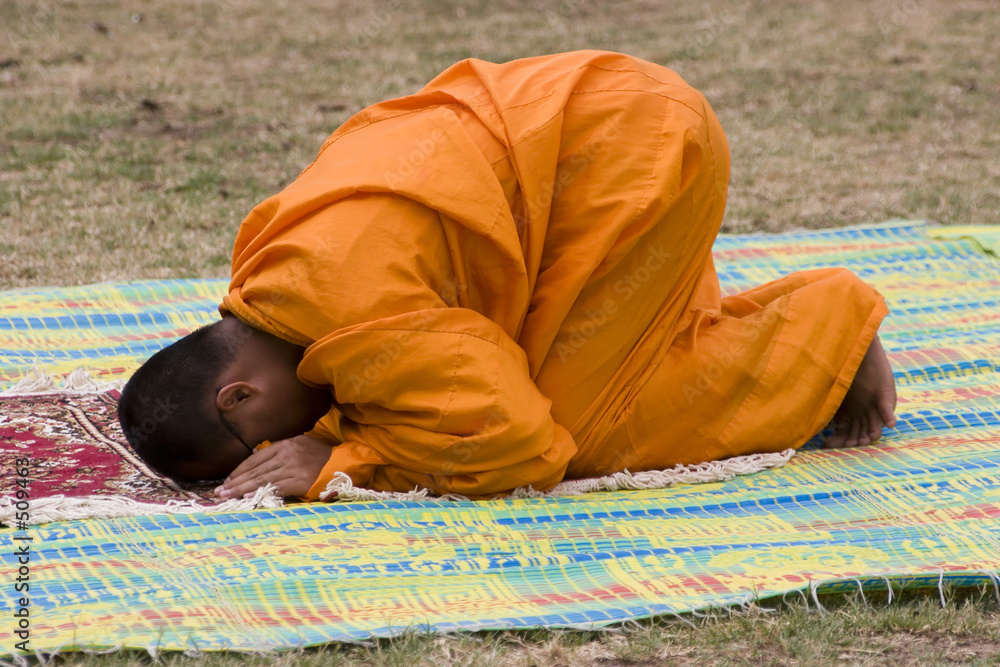 Photography buddhist monk