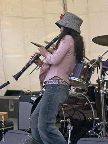 clarinet player