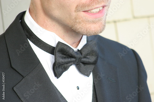 groom on wedding day