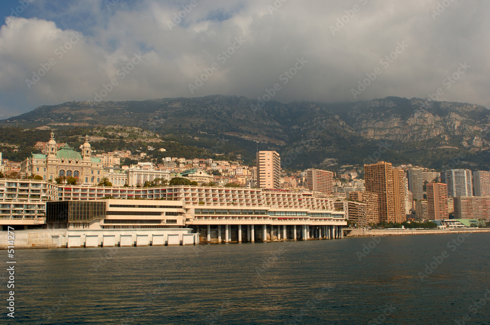 Fototapeta premium monte carlo from the sea