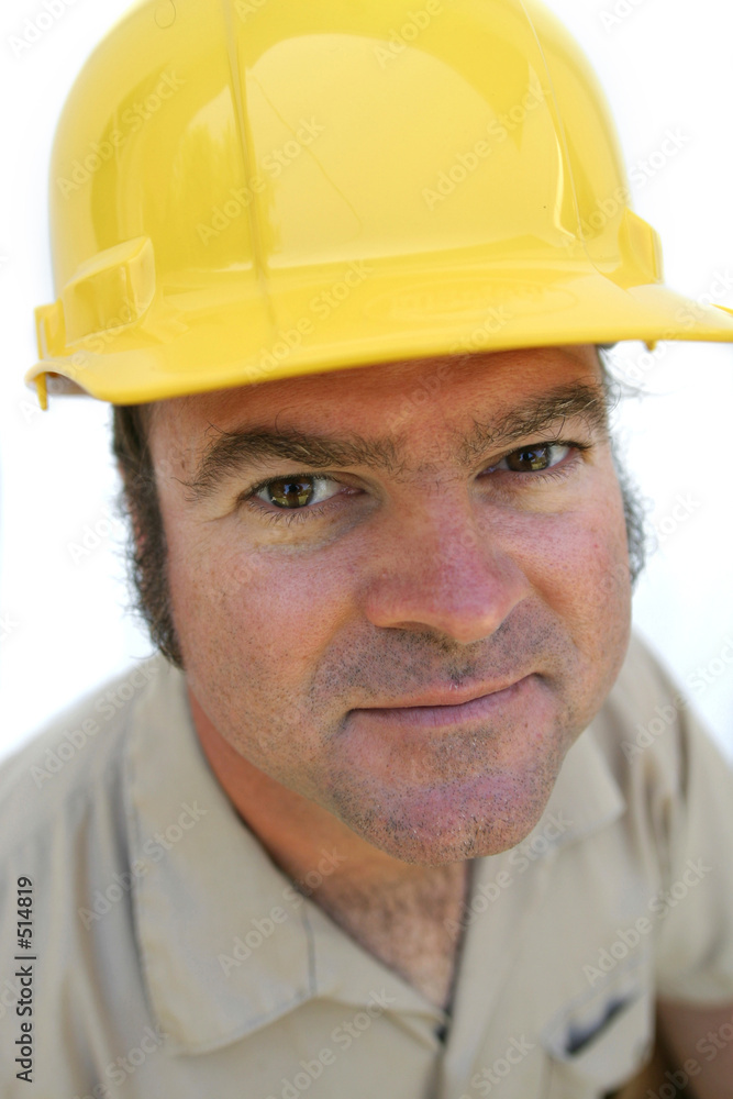 friendly hard hat worker
