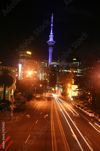 auckland streets at night