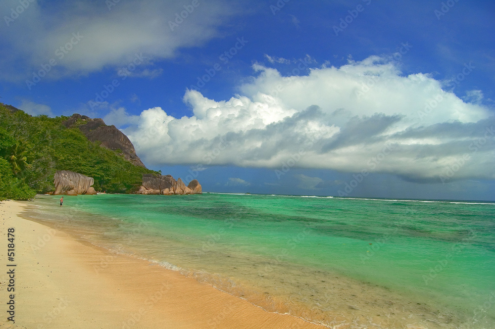 Fototapeta premium seychelles la digue