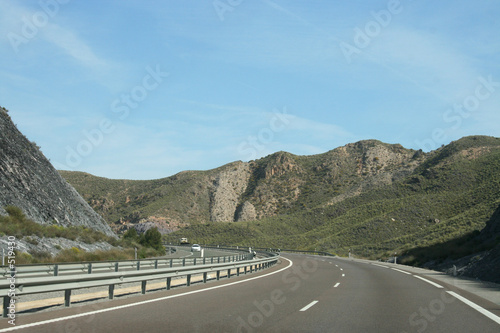 motorway mountain travel