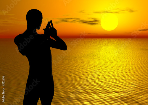 Photography zen silhouette