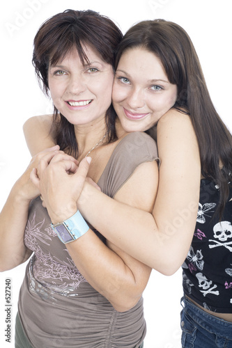 mother and daughter