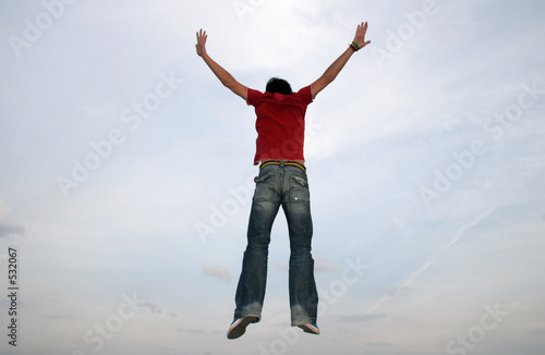 jumping man