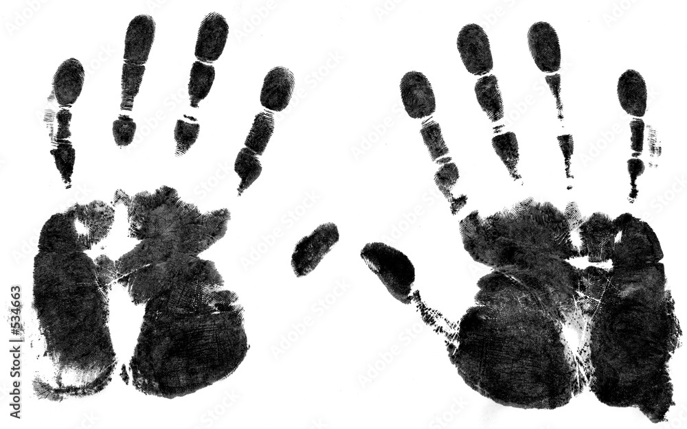 hand prints hand prints
