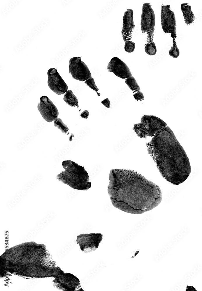 hand prints hand prints