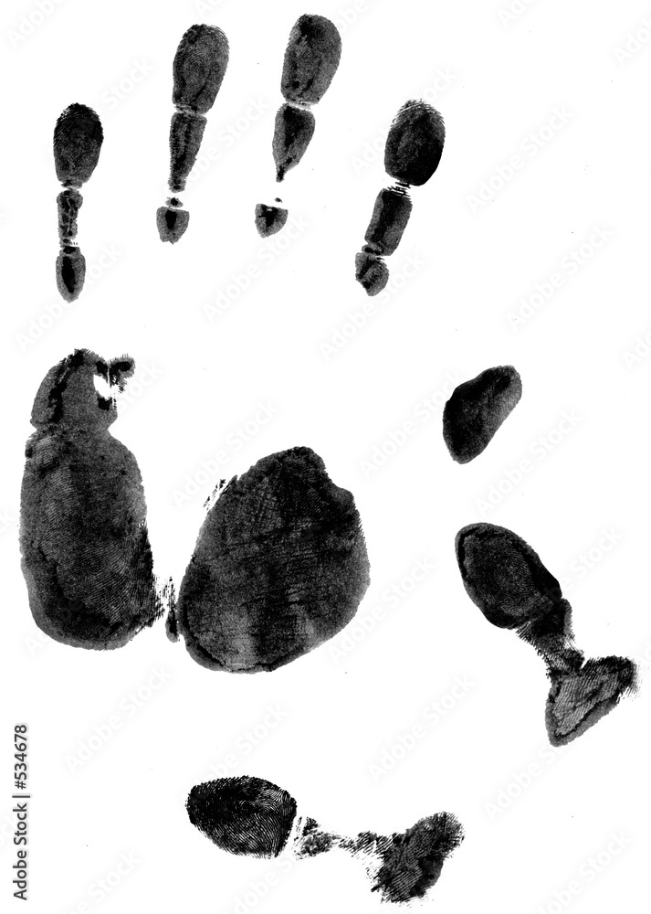 hand prints hand prints