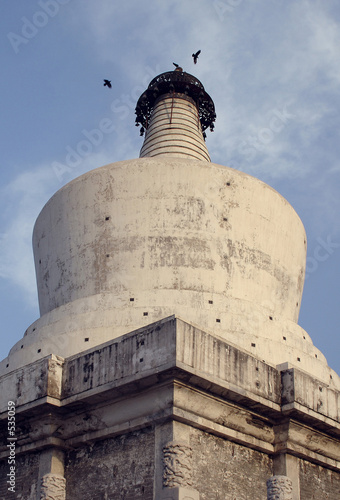 white pagoda
