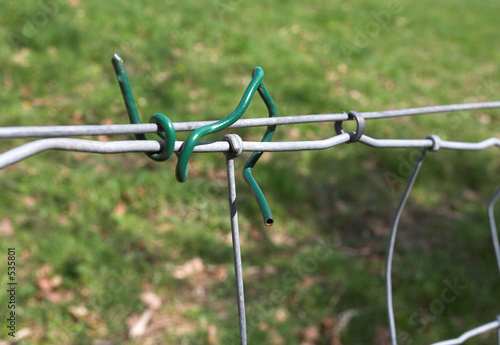 old wire fence