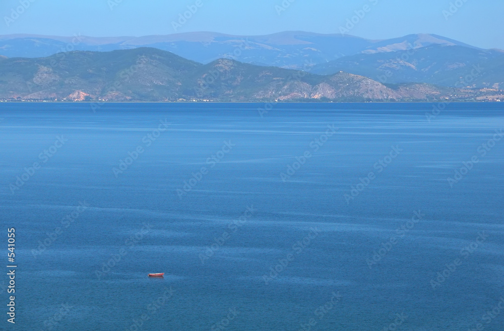 view of ohrid lake at daytime