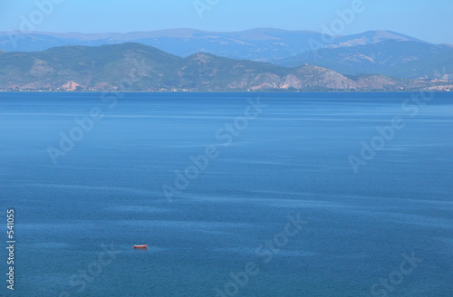 view of ohrid lake at daytime