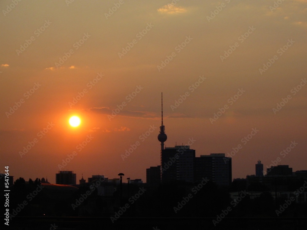 berlin skyline silhouette