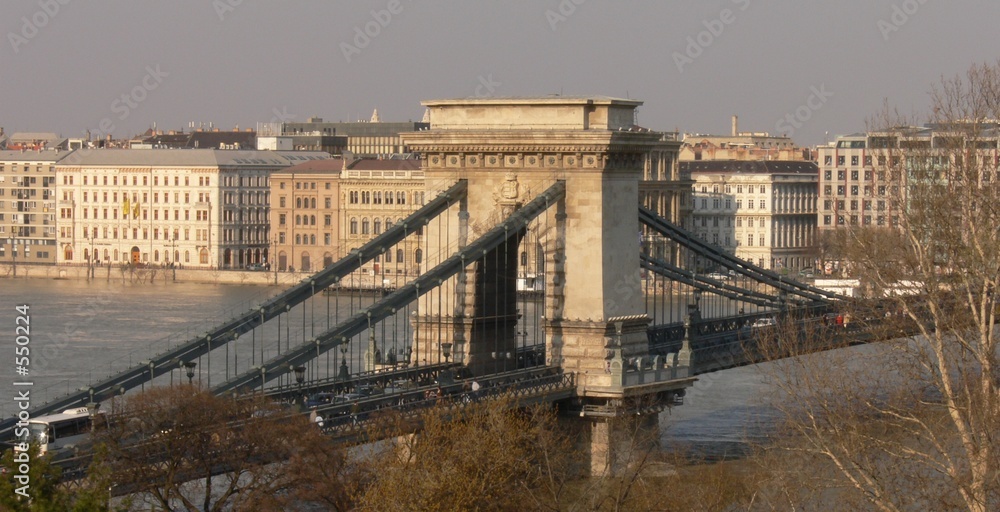 Naklejka premium chain bridge