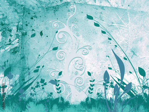 green foliage background