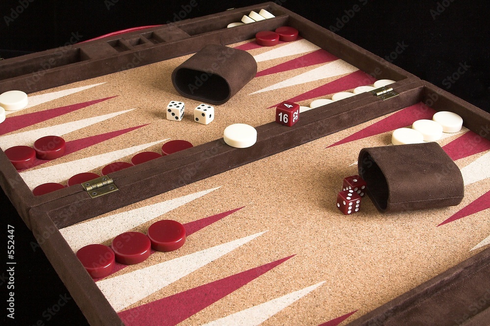 Картината върху платно backgammon