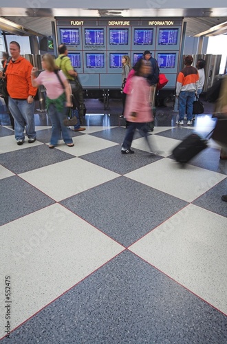 airport arrival board photo