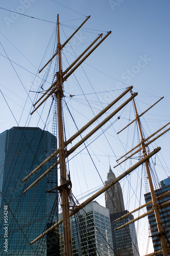 masts of the ship