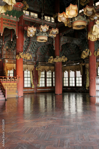 interior of a korean palace