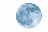 2400mm blue full moon, isolated