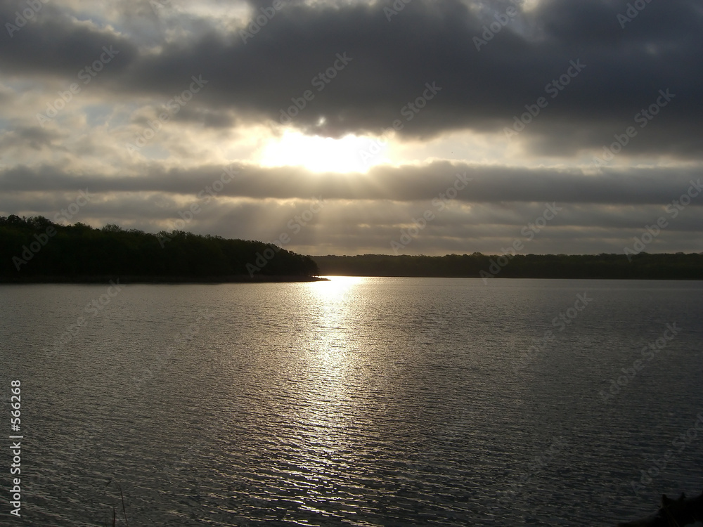 lake sunset