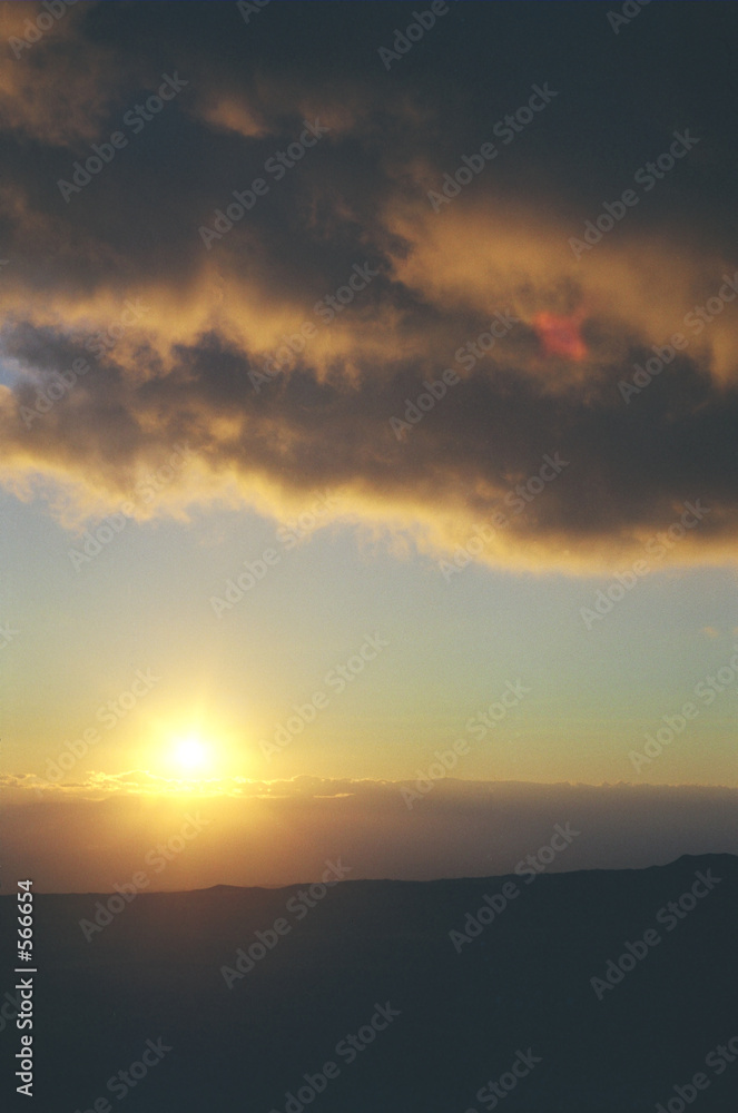 sunset in kamchatka
