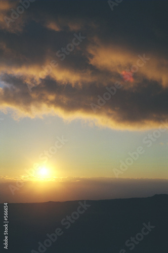 sunset in kamchatka