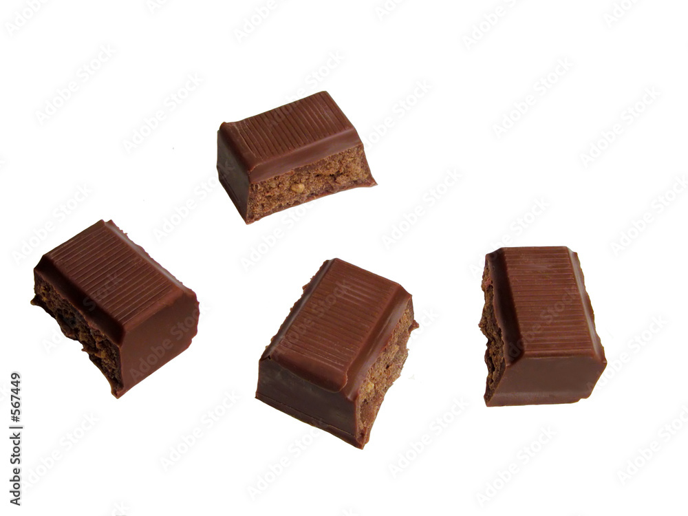 chocolate pieces chocolate pieces