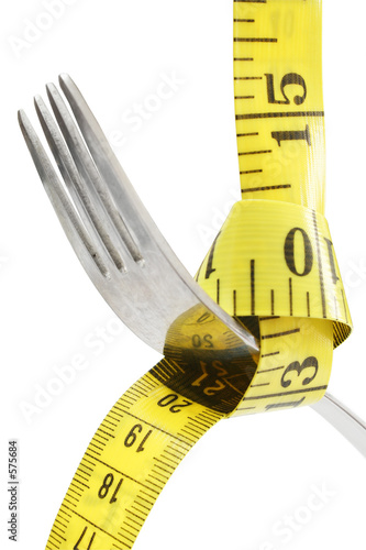 tenedor y cinta