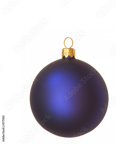 blue christmas bauble