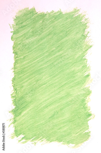 painted green background
