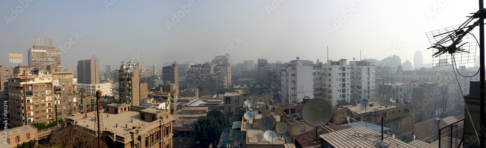 vue panoramique du caire