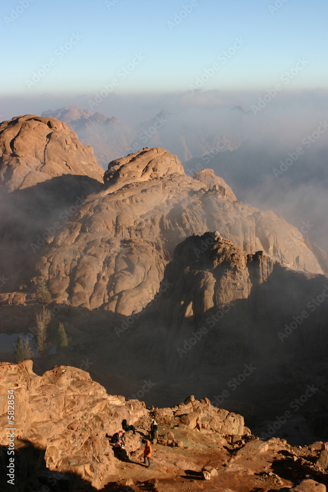 Fotografie panoramique d'un levée de soleil
