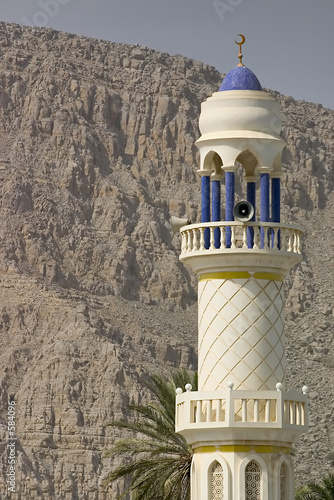 minaret, musandam. photo