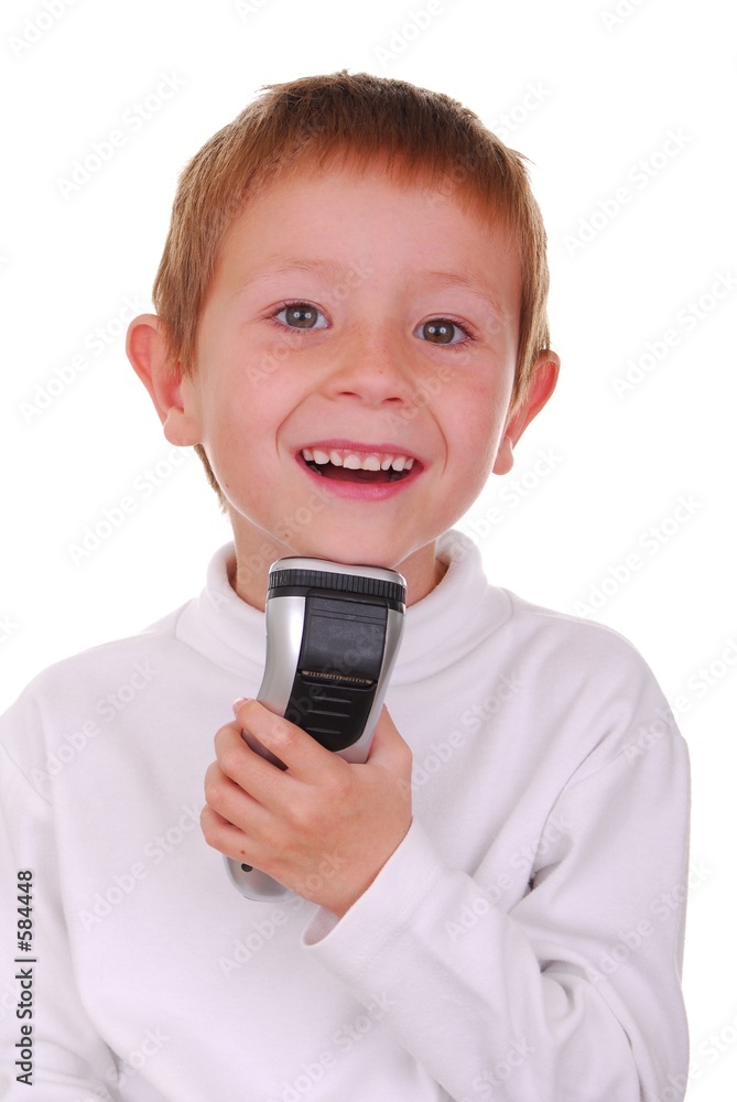 shaving boy three shaving boy three